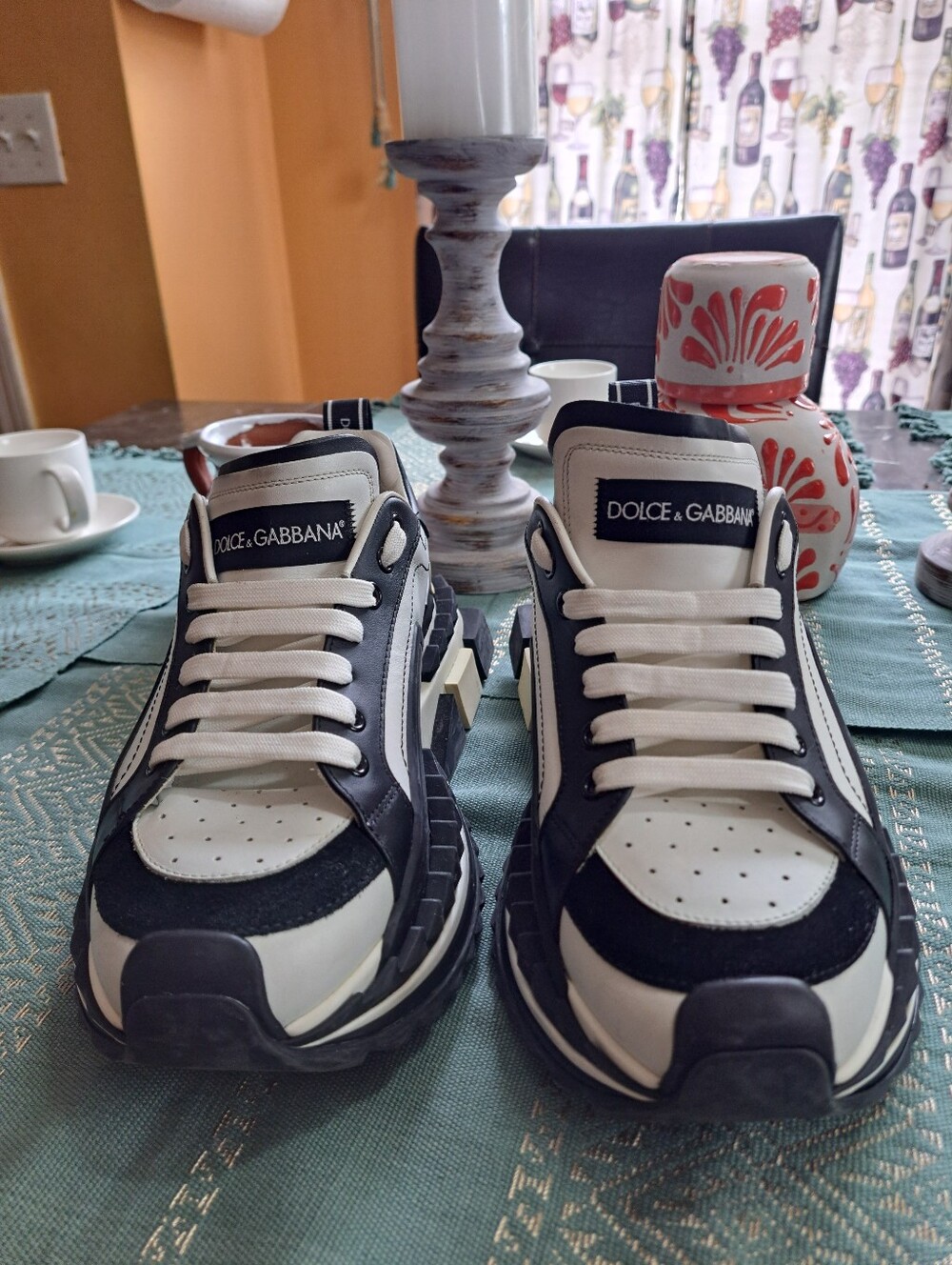 DOLCE & GABBANA Leather  Shoes US 10.0 Chunky Sole Made in Italy  Preowened.... - Picture 2 of 10